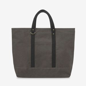 Gravity Tote & Shoulder Bag (왁스캔버스) (챠콜)