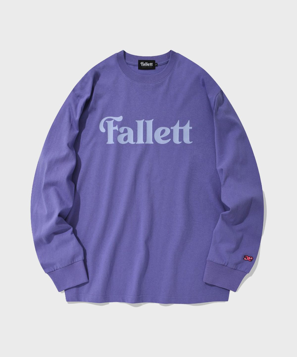 팔렛(FALLETT) 스토리 로고 롱슬리브 아이리스 블루