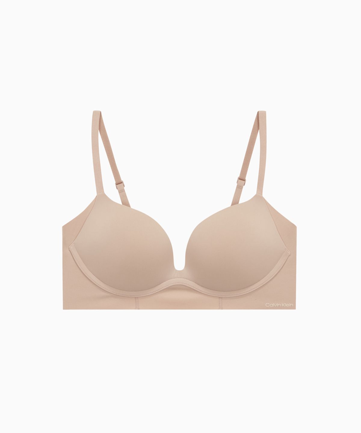 캘빈클라인 언더웨어(CALVIN KLEIN UNDERWEAR) 여성 인비져블 마이크로파이버 스트레치 와이어 프리 푸쉬업 브라_QF6021AD7NS