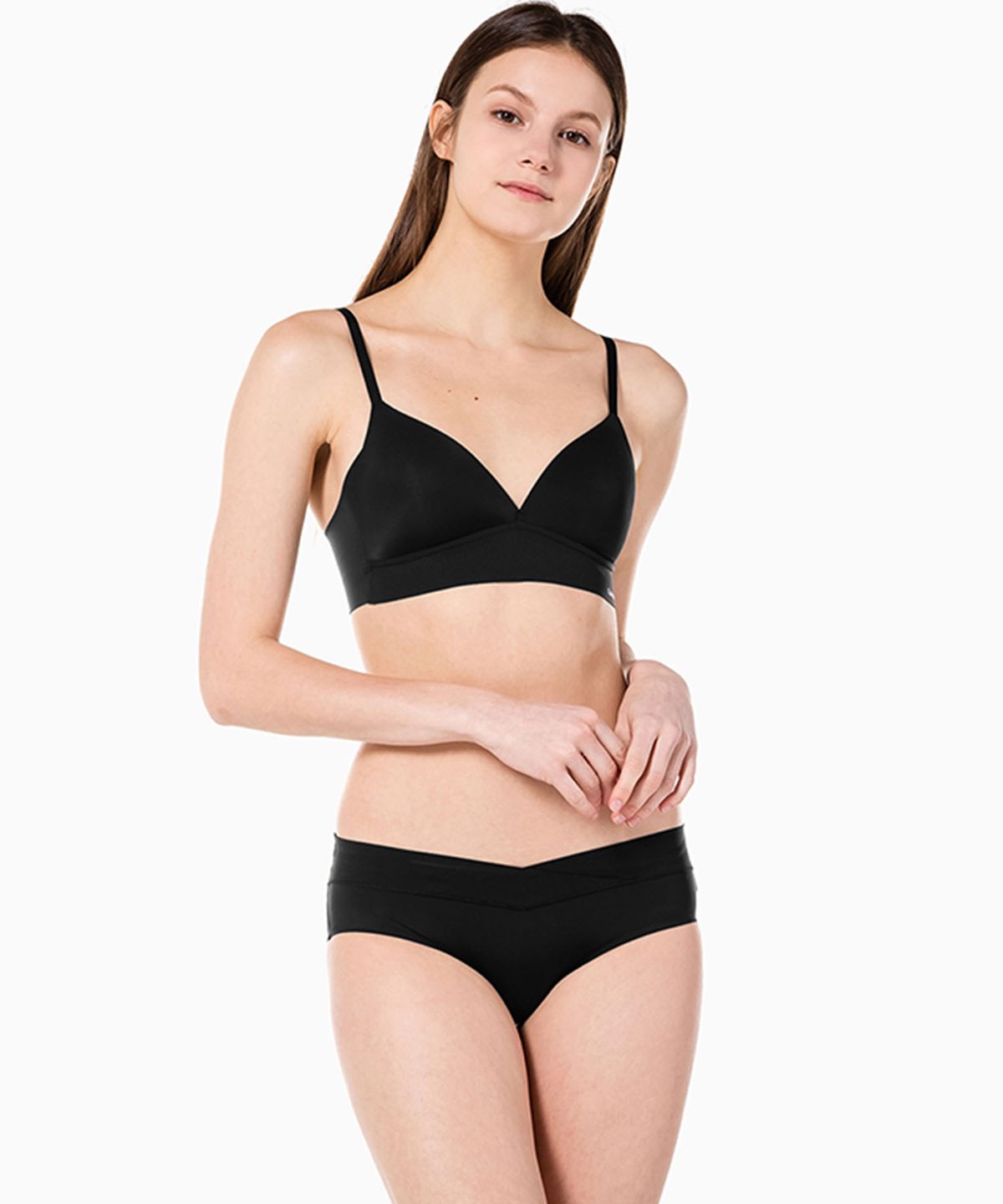 캘빈클라인 언더웨어(CALVIN KLEIN UNDERWEAR) 여성 인비져블 마이크로파이버 스트레치 AF 힙스터_QF6357ADUB1