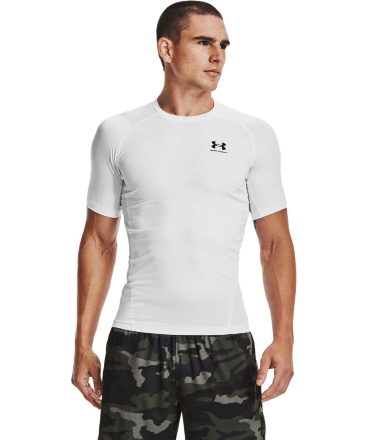 언더아머(UNDERARMOUR) 히트기어 아머 컴프레션 반팔 1361518-100