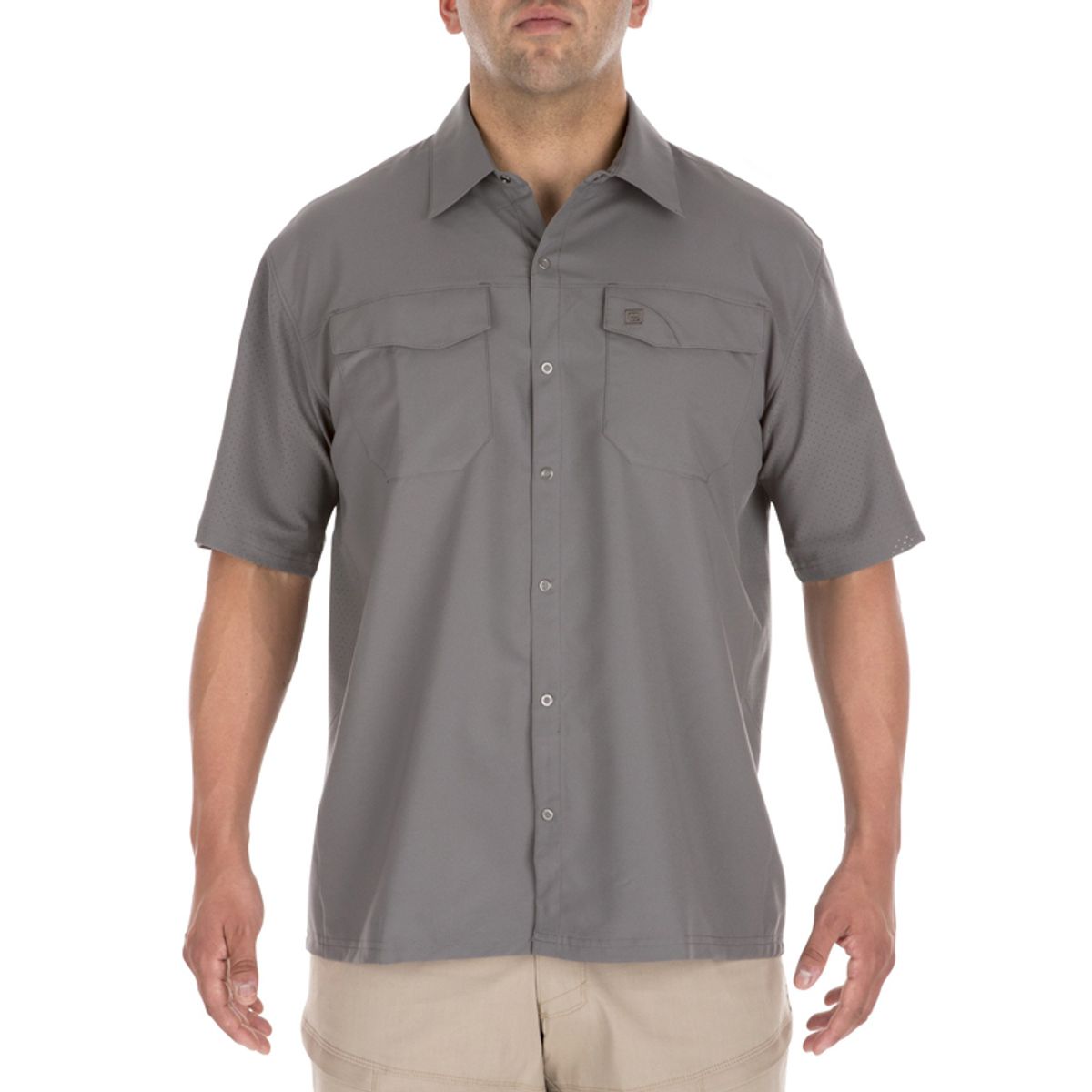 5.11택티컬(5.11 TACTICAL) 프리덤 플렉스 우븐 숏 슬리브 셔츠 (스톰)