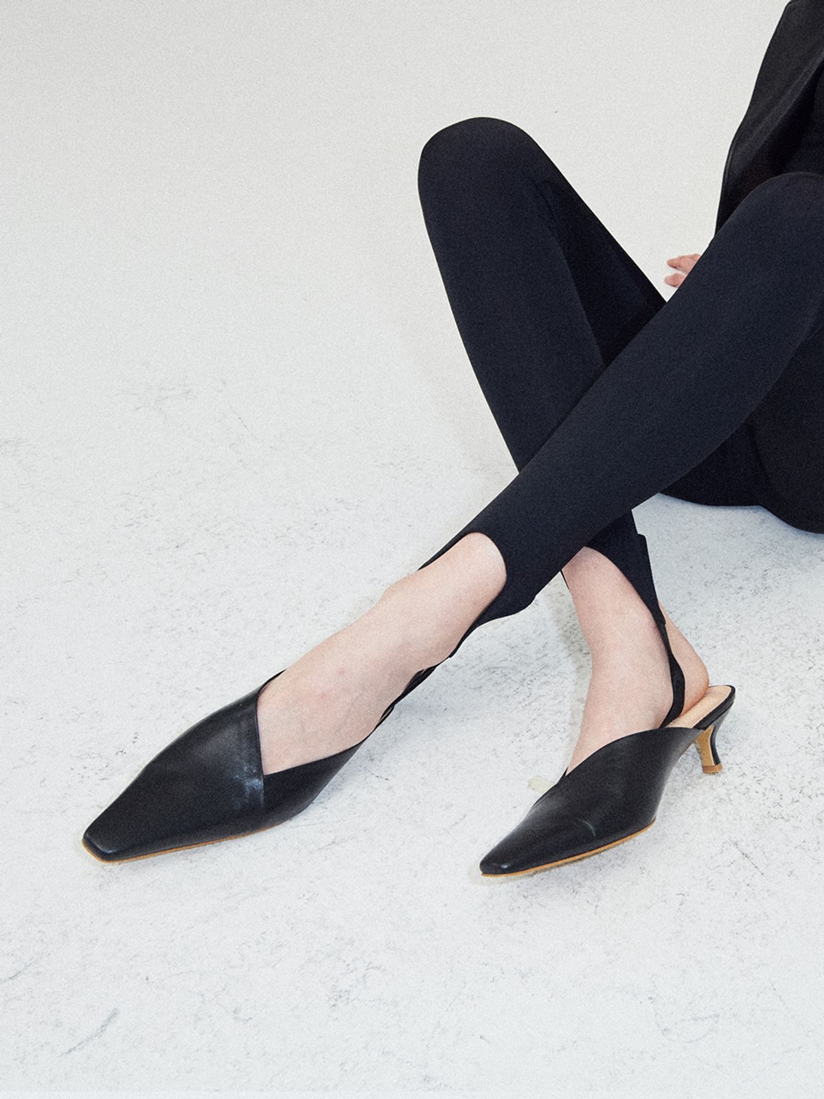 글렌웨이버리03150(GLEN-WAVERLEY 03150) 론즈 뮬 블랙  5cm
