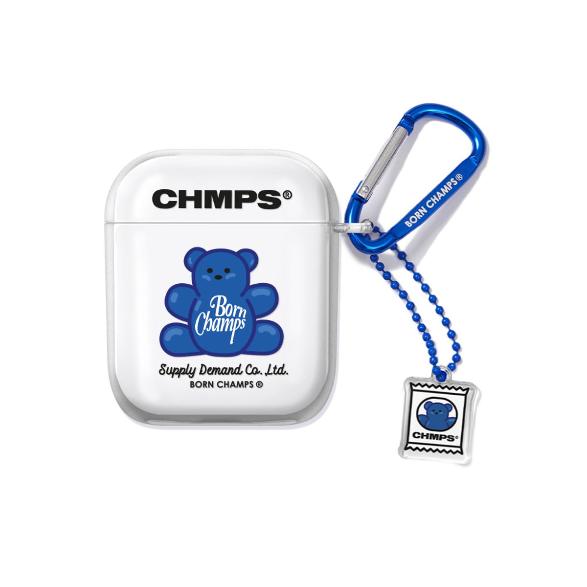 본챔스(BORN CHAMPS) BLUE BEAR AirPods CASE B21SA13BL