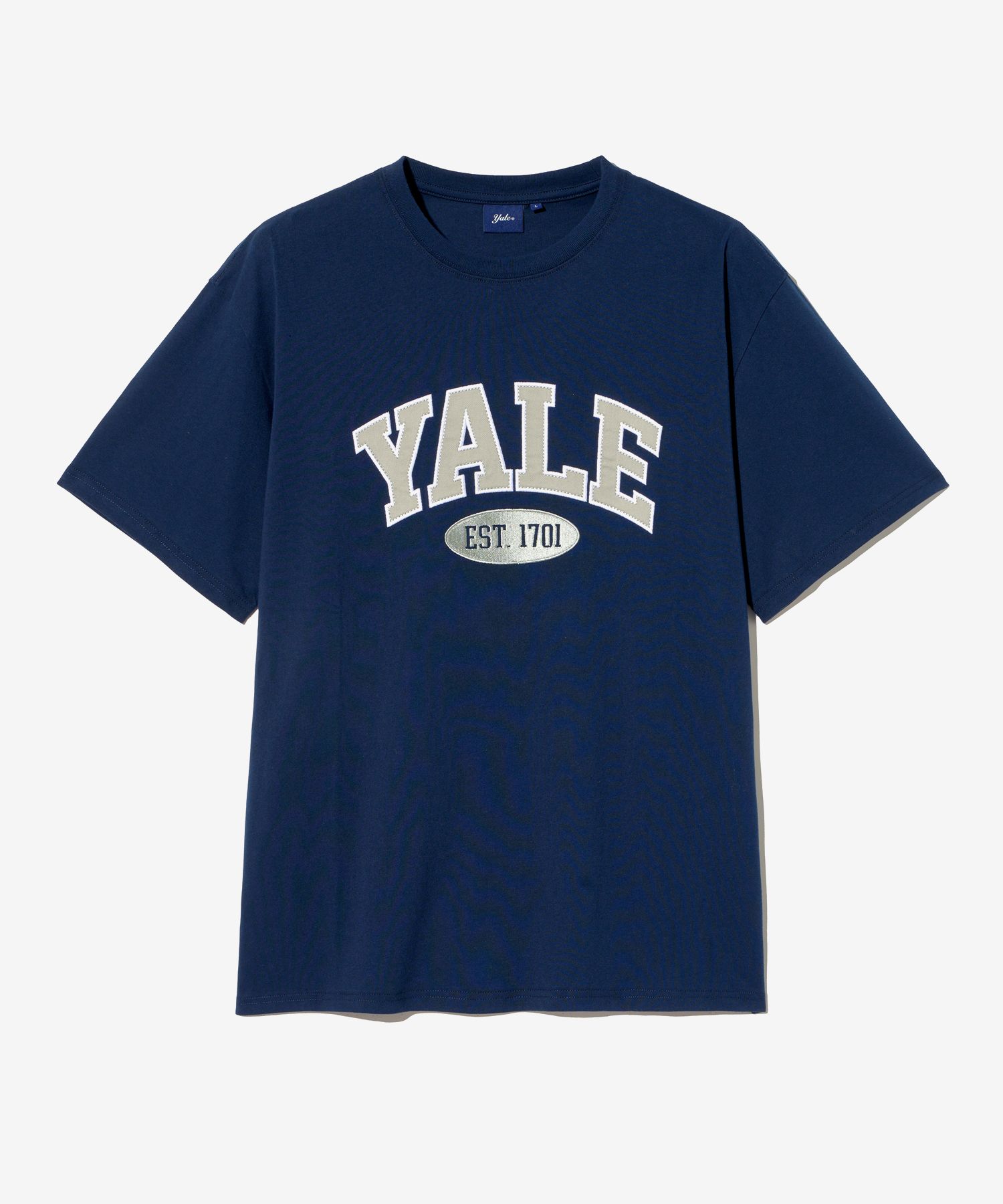 ☆YALE☆ 2 TONE ARCH TSHIRT BLACK YD01SS1011BK / YEM1SS306AB MUSINSA | YALE 2 TONE ARCH T-SHIRT NAVY