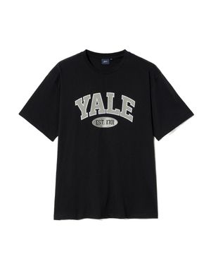 투톤아치 반팔티셔츠_블랙