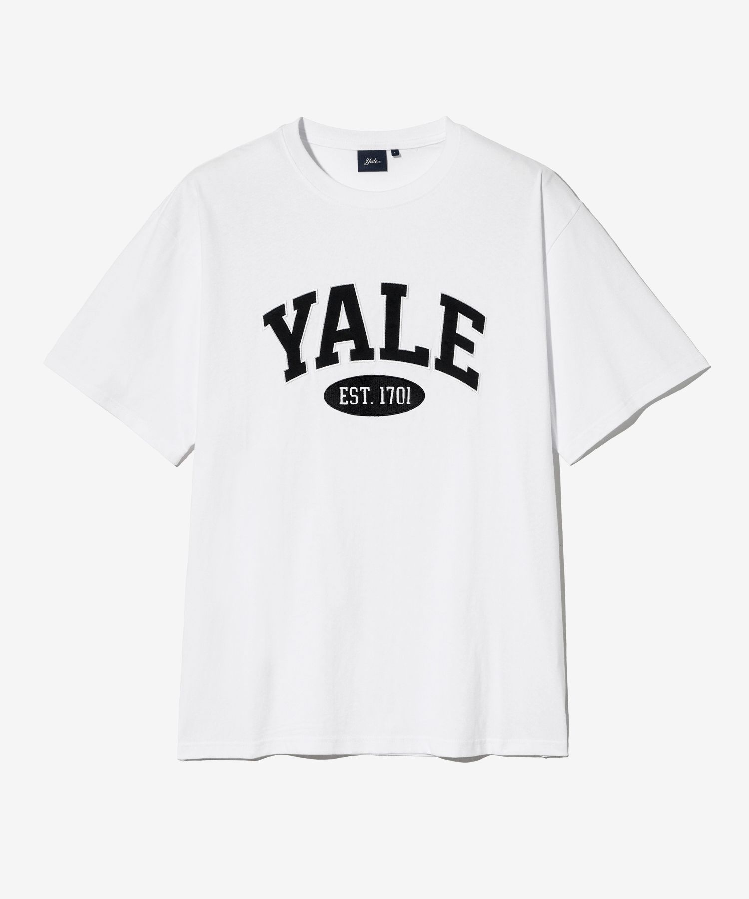 ☆YALE☆ 2 TONE ARCH TSHIRT WHITE YD01SS1011WH / YEM1SS306AW MUSINSA | YALE 2 TONE ARCH T-SHIRT WHITE
