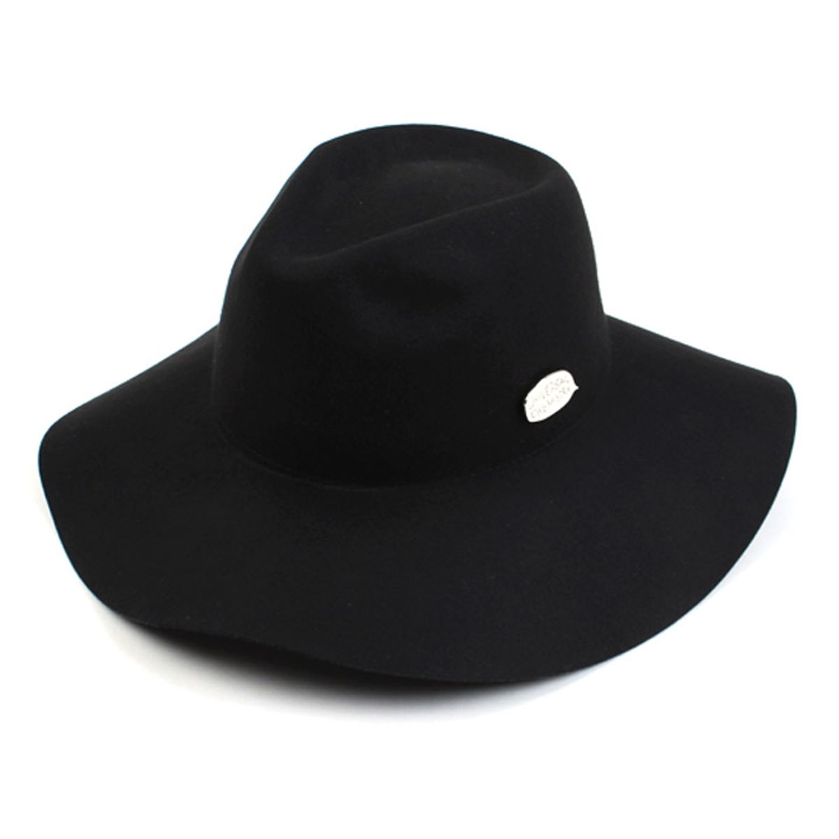 유니버셜 케미스트리(UNIVERSAL CHEMISTRY) Silver Bubble Long Wool Black Fedora 울페도라