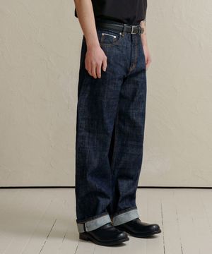 DEN0861 Selvedge Wide Fit (Mid Indigo)