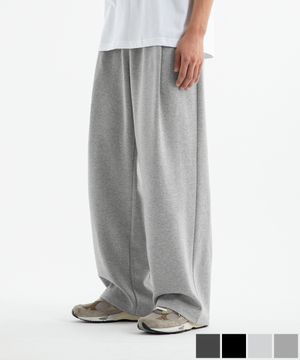 원턱 와이드 트레이닝 팬츠