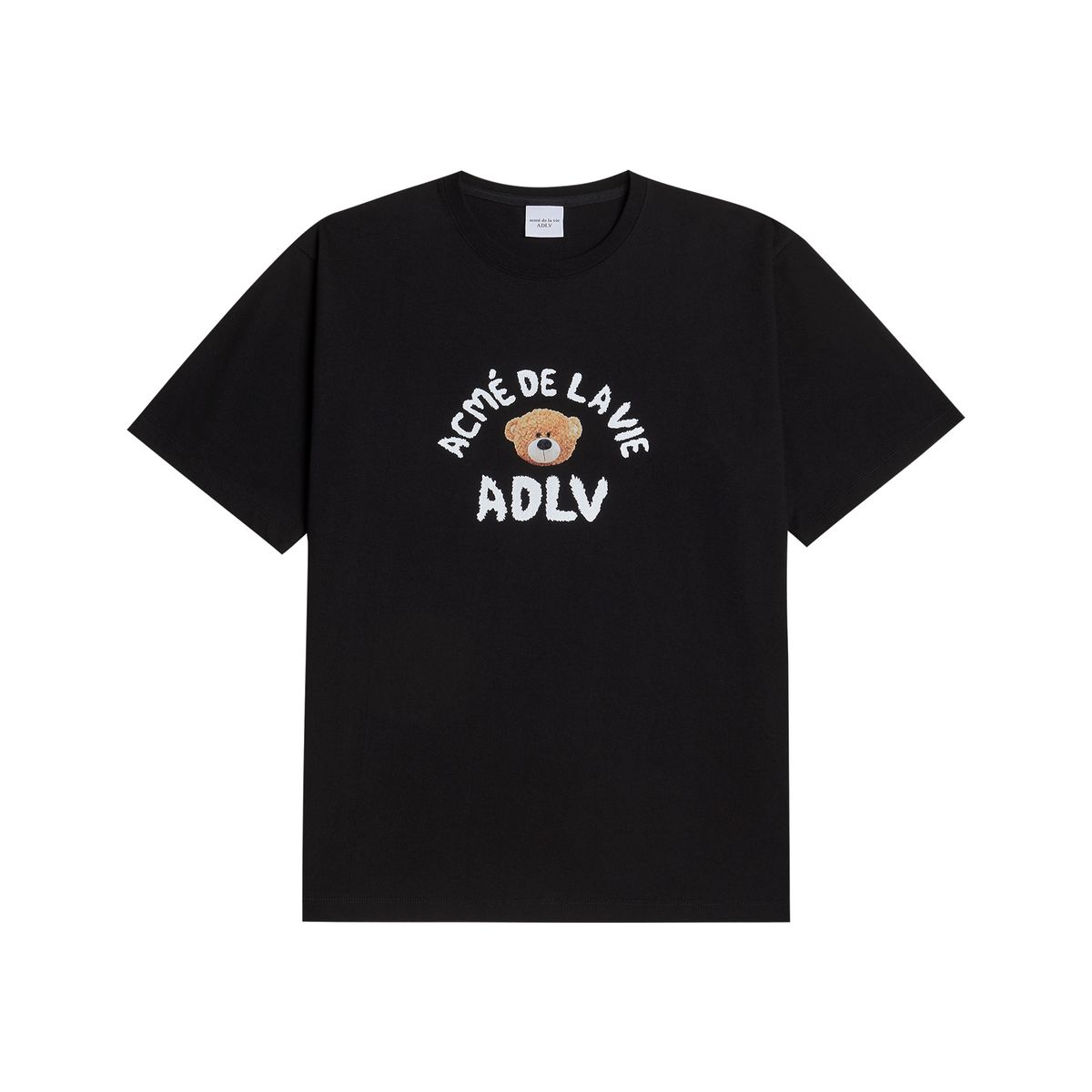 아크메드라비(ACME DE LA VIE) TEDDY BEAR (BEAR DOLL) SHORT SLEEVE T-SHIRT BLACK