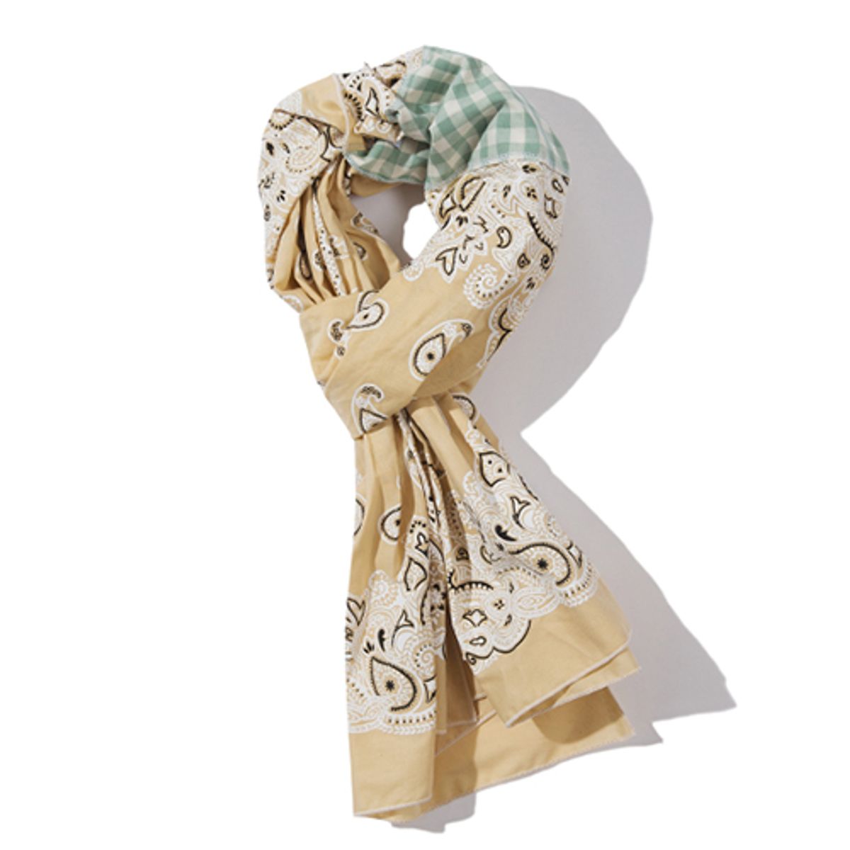 크루치(KRUCHI) PAISLEY X 3 SCARF (BEIGE)