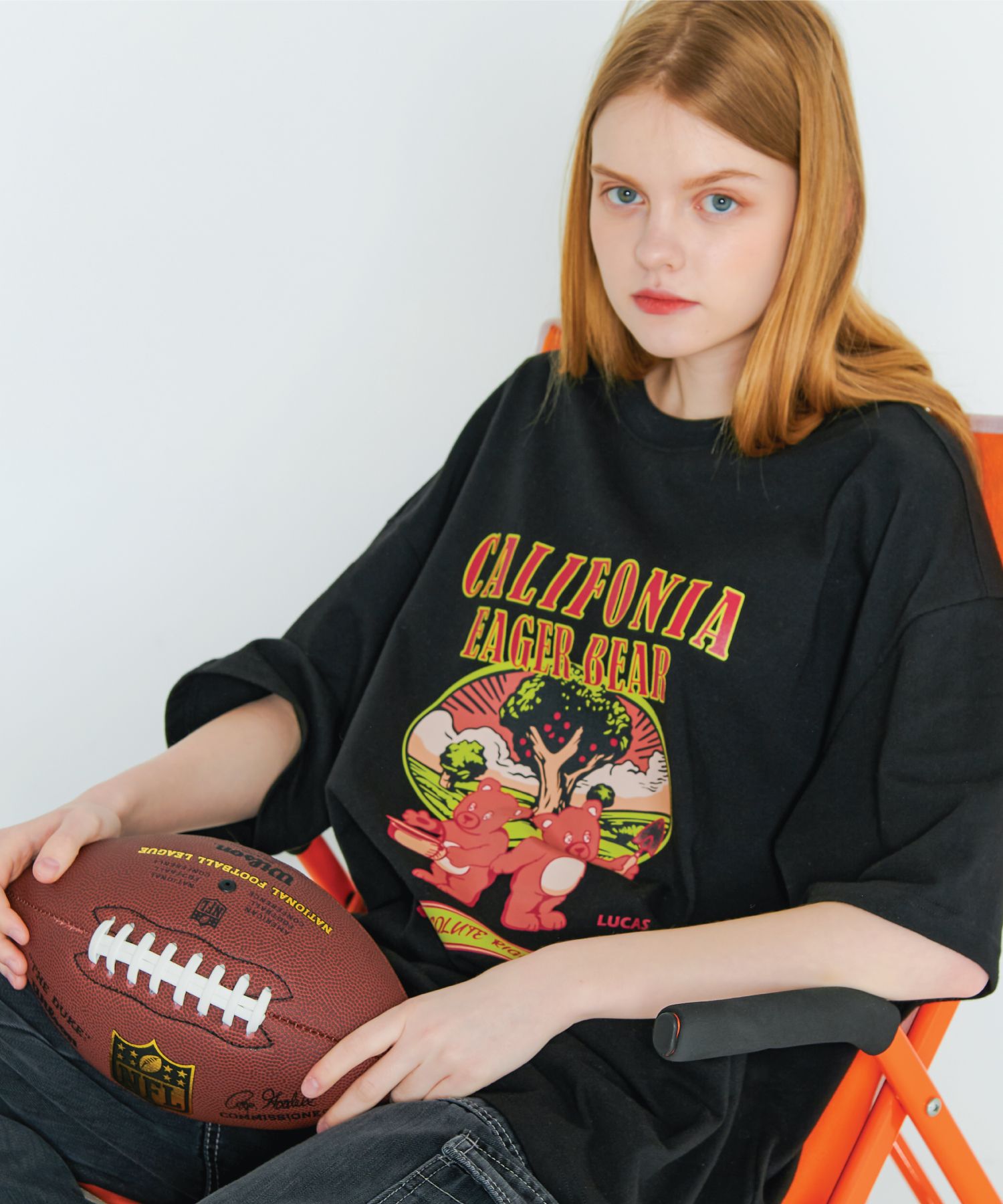 MUSINSA | CPGN STUDIO [#16] California Bear Short Sleeve Black