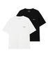 [2PACK] 쿨 코튼 티셔츠 Black+White