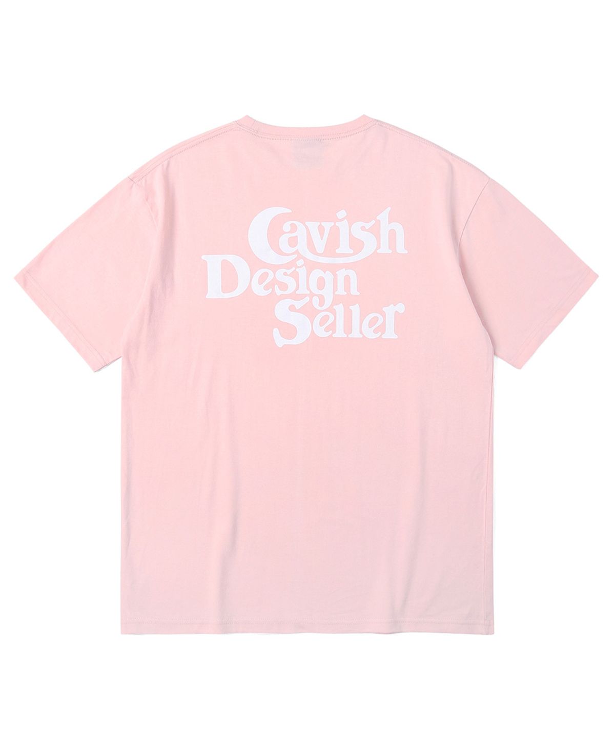 카비시(CAVISH) SELLER LOGO SS TEE PINK(CV2BMMT500A)