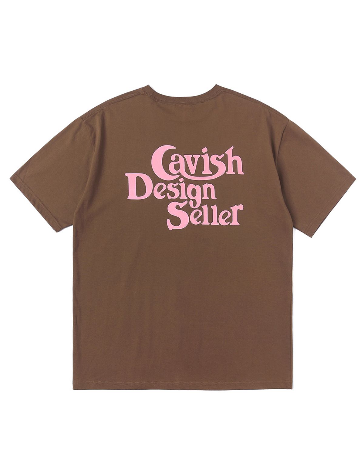 카비시(CAVISH) SELLER LOGO SS TEE BROWN(CV2BMMT500A)