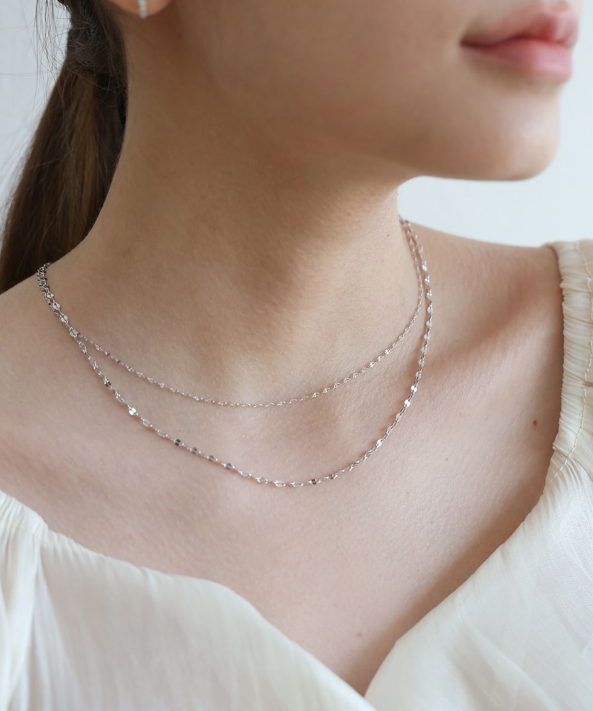 레이지던(LAZYDAWN) layered chain necklace N016