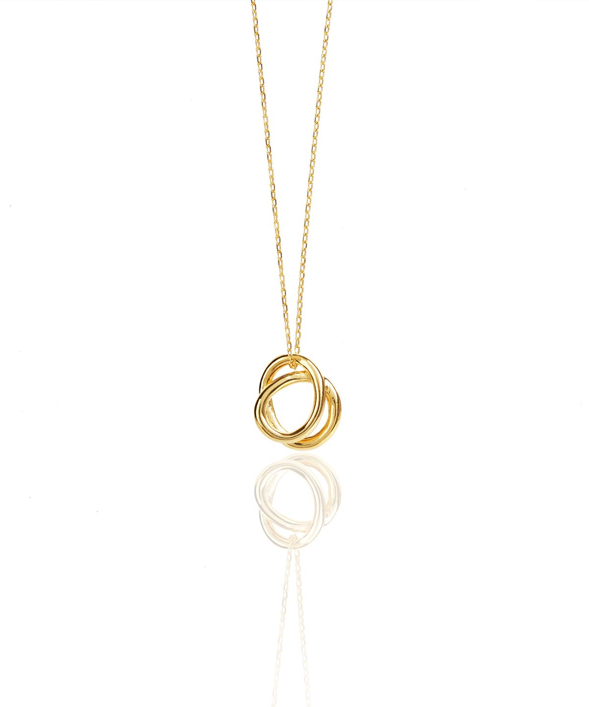 레이지던(LAZYDAWN) double circle necklace N018