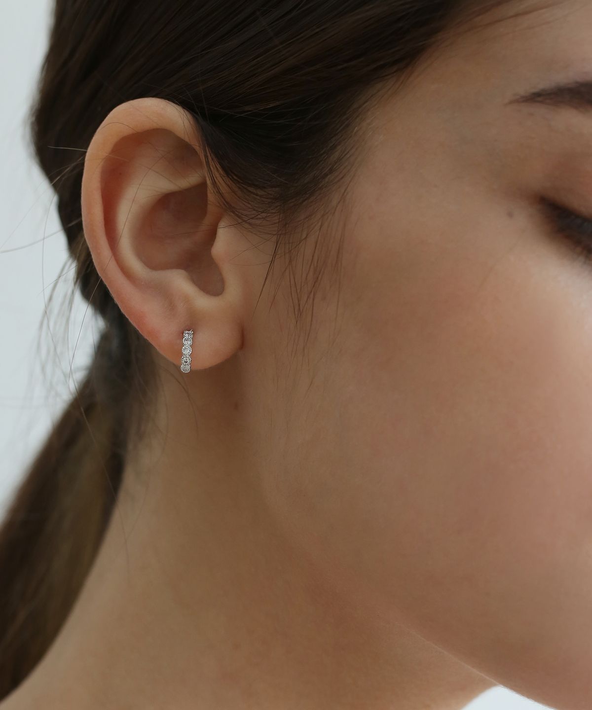 레이지던(LAZYDAWN) connect cubic earring E028