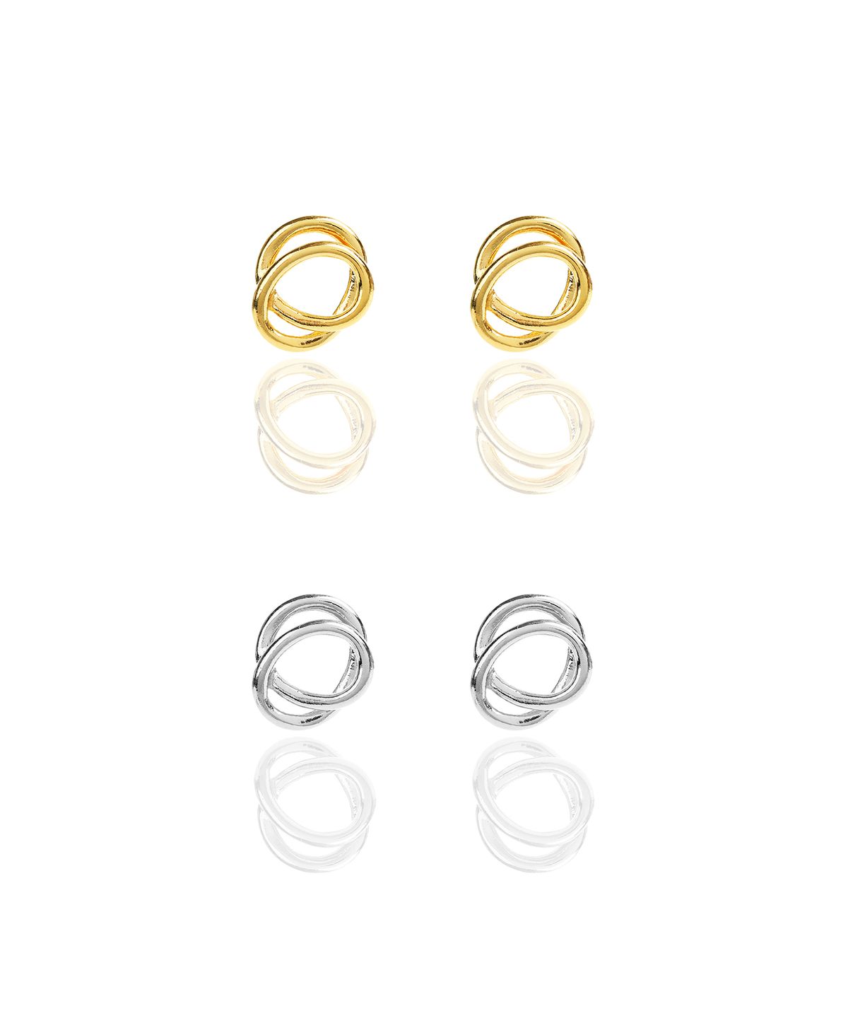 레이지던(LAZYDAWN) double circle earring E031