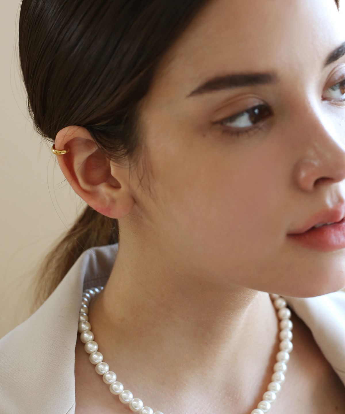 레이지던(LAZYDAWN) simple bold ear cuff C011