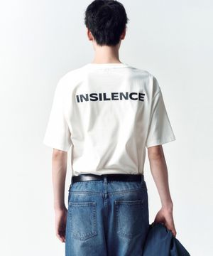 백프린트 로고 티셔츠 WHITE