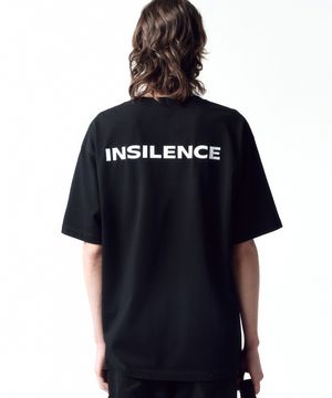 백프린트 로고 티셔츠 BLACK
