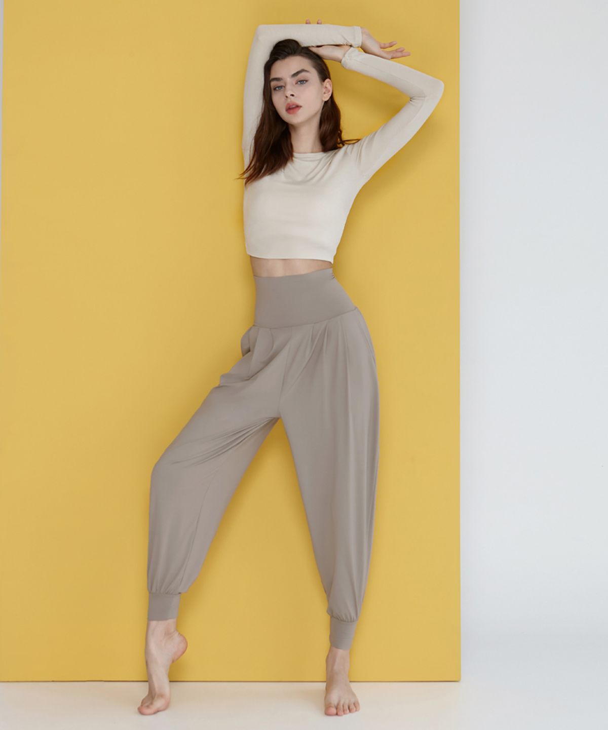 데비웨어(DEVIWEAR) 발레르 하렘팬츠 DEVI-B0041-샌드