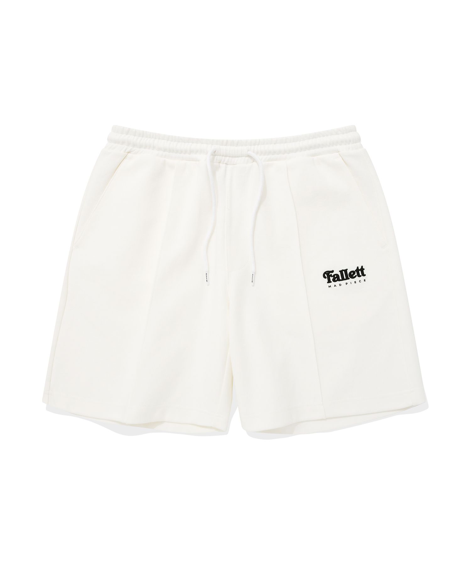 ★TXT着用★【FALLETT】★PINTUCK SMALL STORY LOGO SHORT.S★ MUSINSA | FALLETT Pintuck Small Story Logo Short Pants Ivory