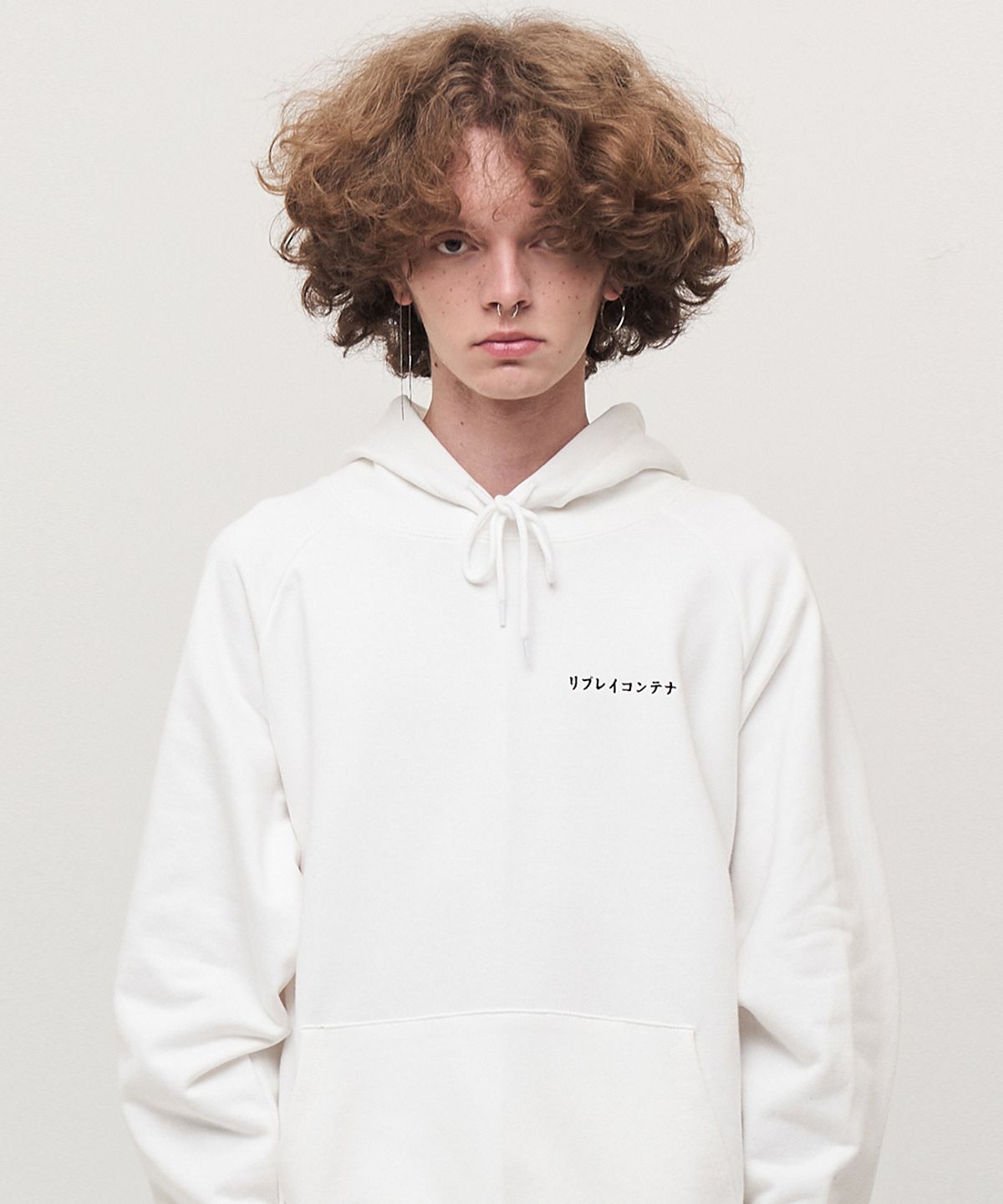리플레이컨테이너(REPLAY CONTAINER) rc hoody (white)