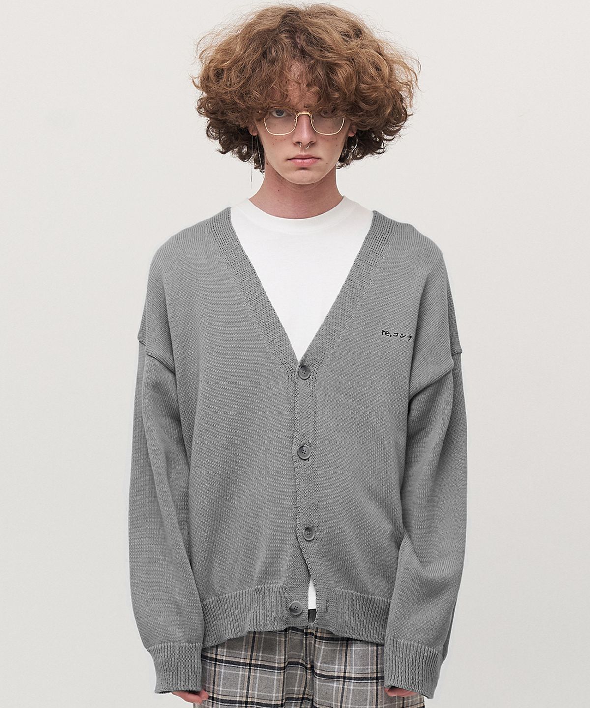 리플레이컨테이너(REPLAY CONTAINER) RC cardigan (gray)