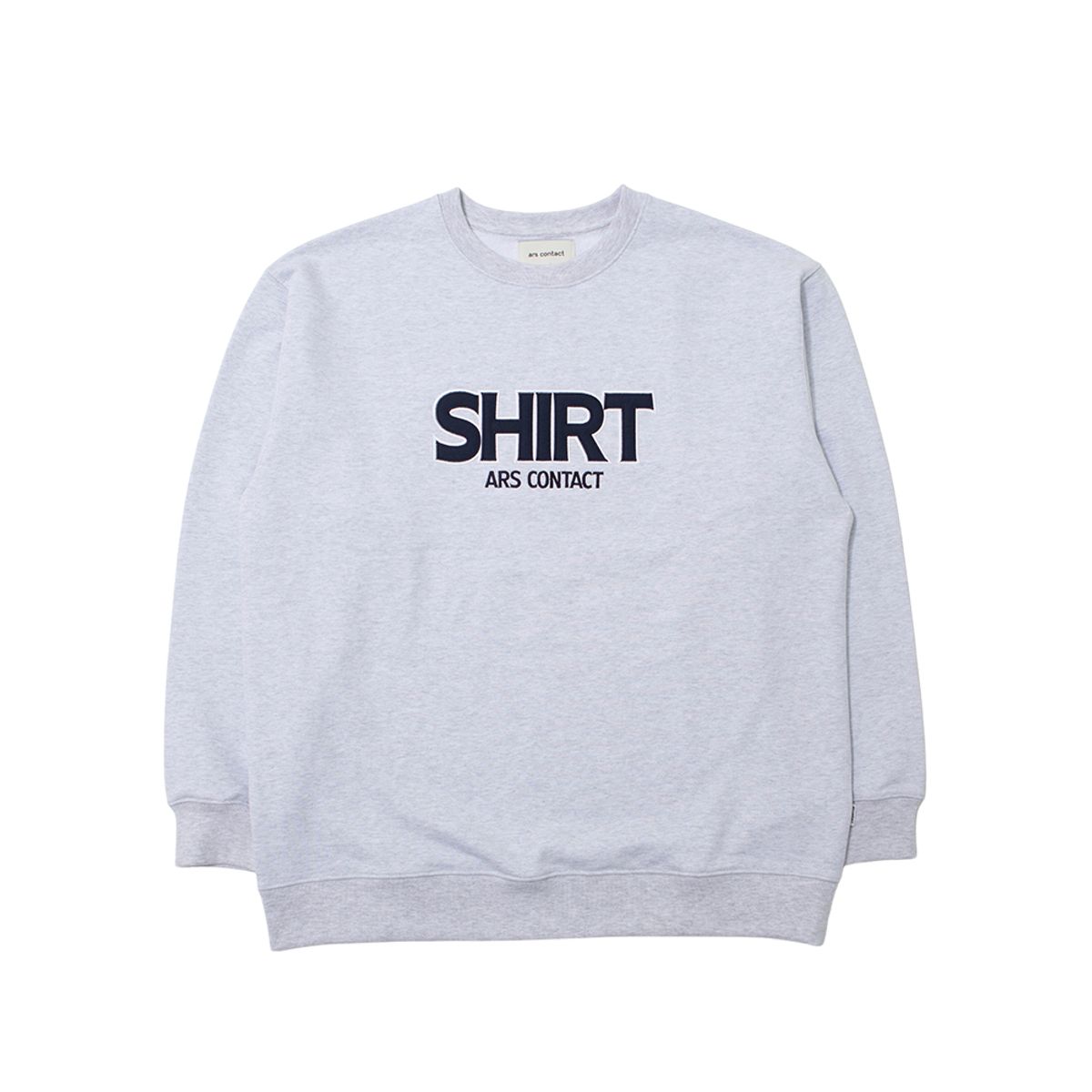 아르스 콘택트(ARSCONTACT) AC 4412 SWEAT SHIRTS ASH GRAY