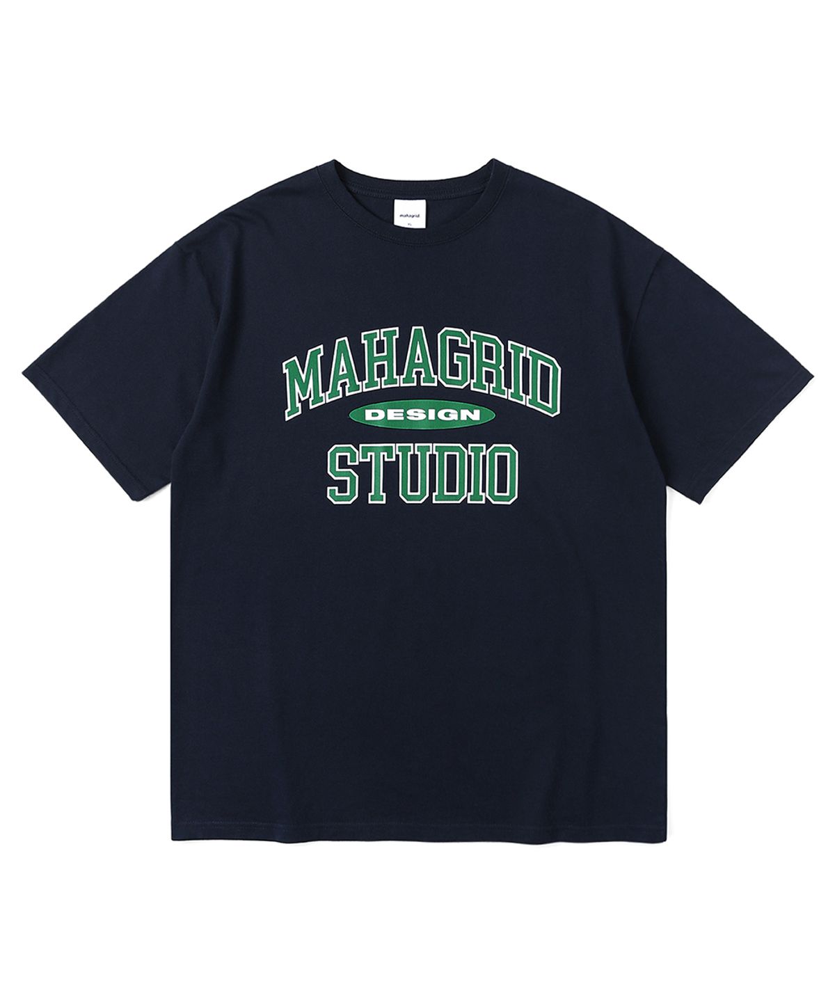 마하그리드(MAHAGRID) COLLEGE LOGO TEE NAVY(MG2BSMT536A)