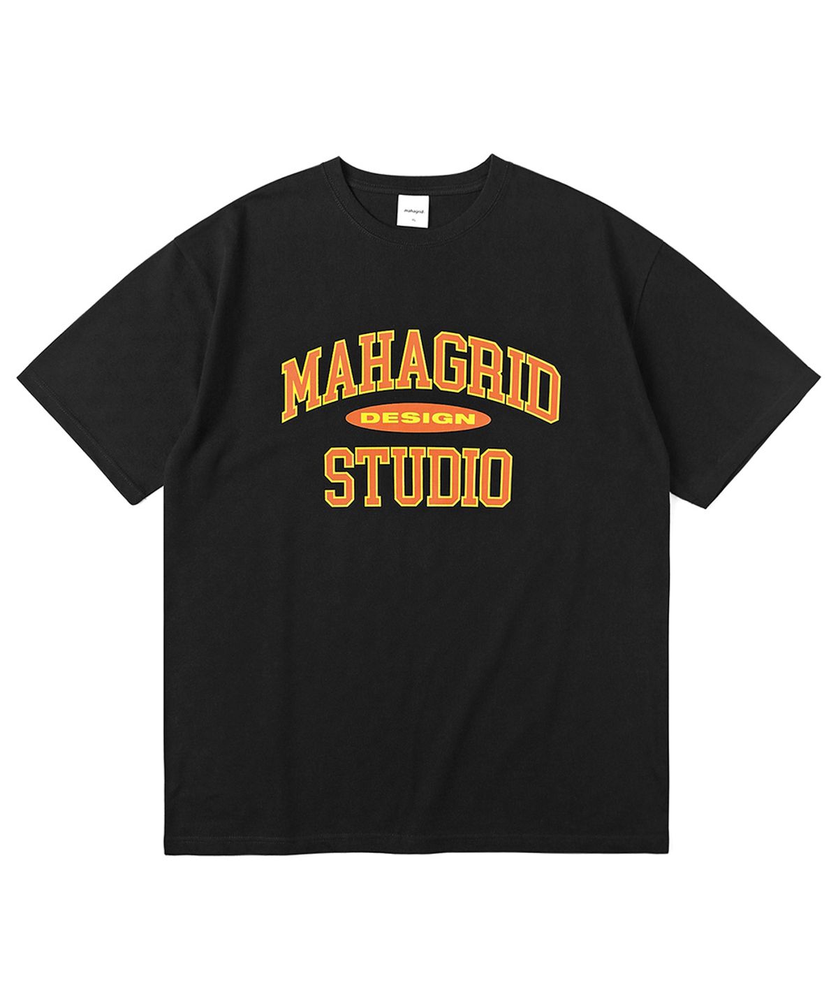 마하그리드(MAHAGRID) COLLEGE LOGO TEE BLACK(MG2BSMT536A)