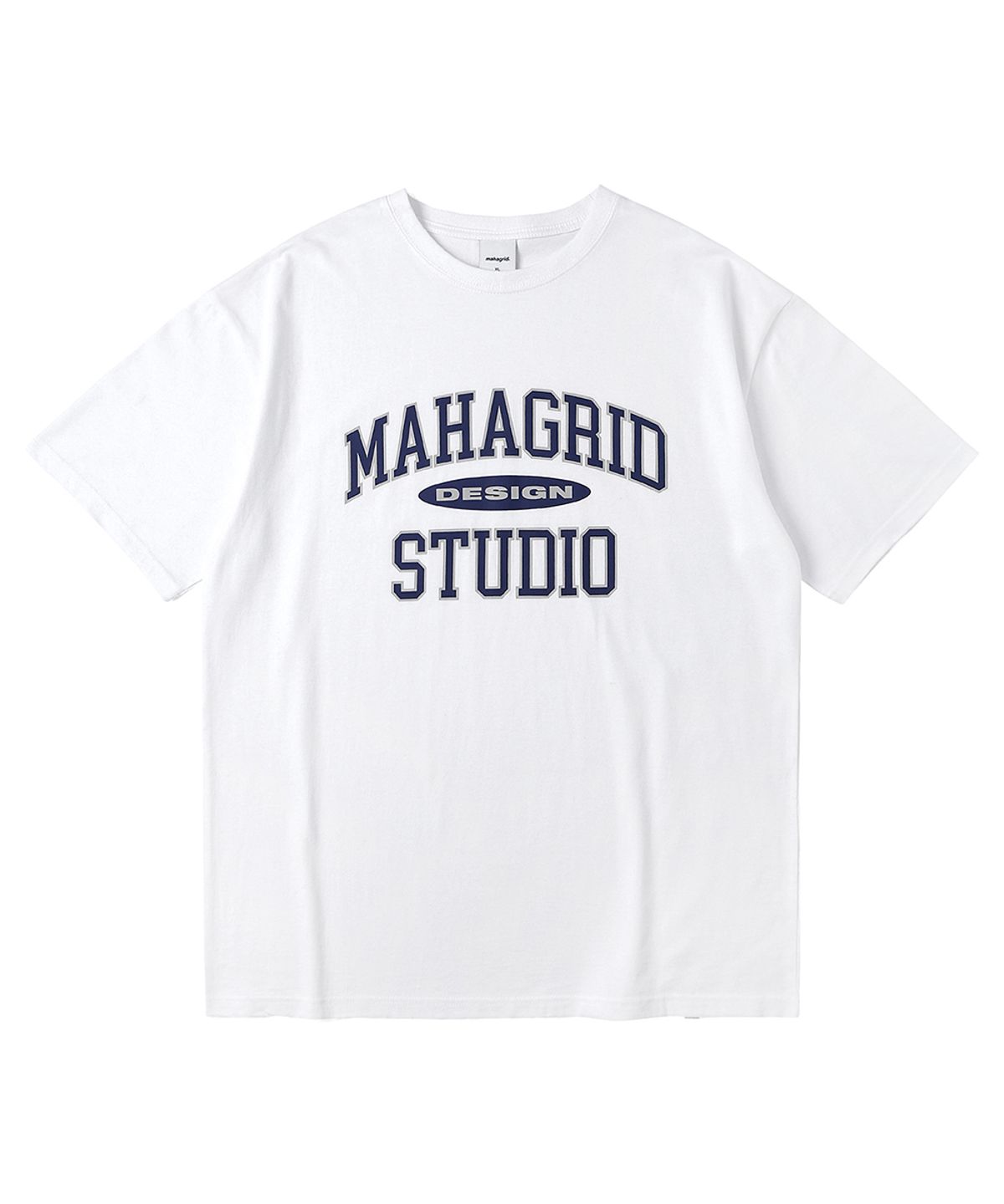 마하그리드(MAHAGRID) COLLEGE LOGO TEE WHITE(MG2BSMT536A)