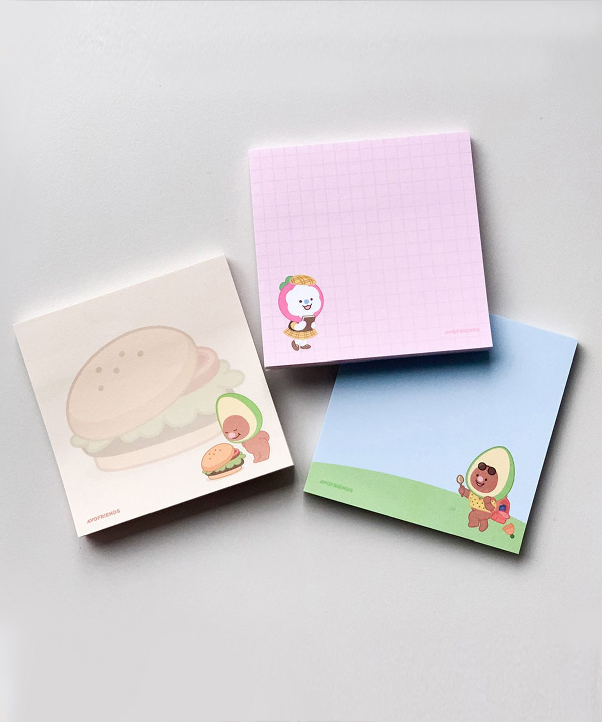 아보프렌즈(AVO FRIENDS) 아보프렌즈 점착메모지 세트
