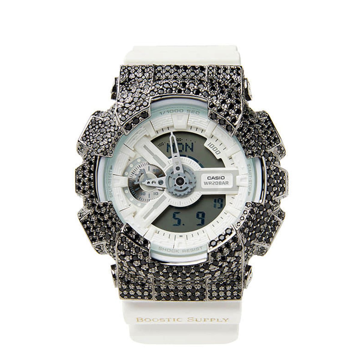 부스틱서플라이(BOOSTIC SUPPLY) GA110-GCWHBK BLACK (WHITE BAND)