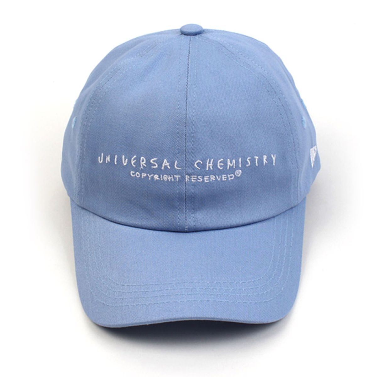 유니버셜 케미스트리(UNIVERSAL CHEMISTRY) Light Denim Logo Low Ballcap 데님볼캡
