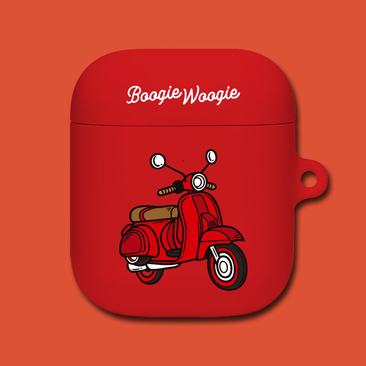 부기우기(BOOGIE WOOGIE) 에어팟/에어팟프로 케이스 - 레드(Red)
