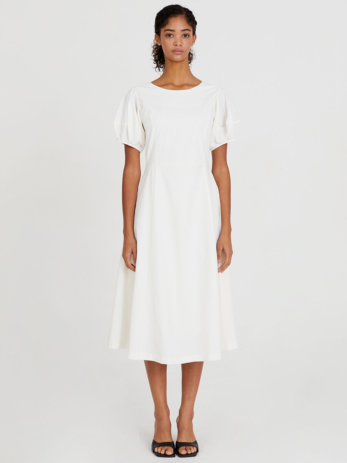 해브레스(HAVELESS) SIGNATURE PUFF DRESS IVORY