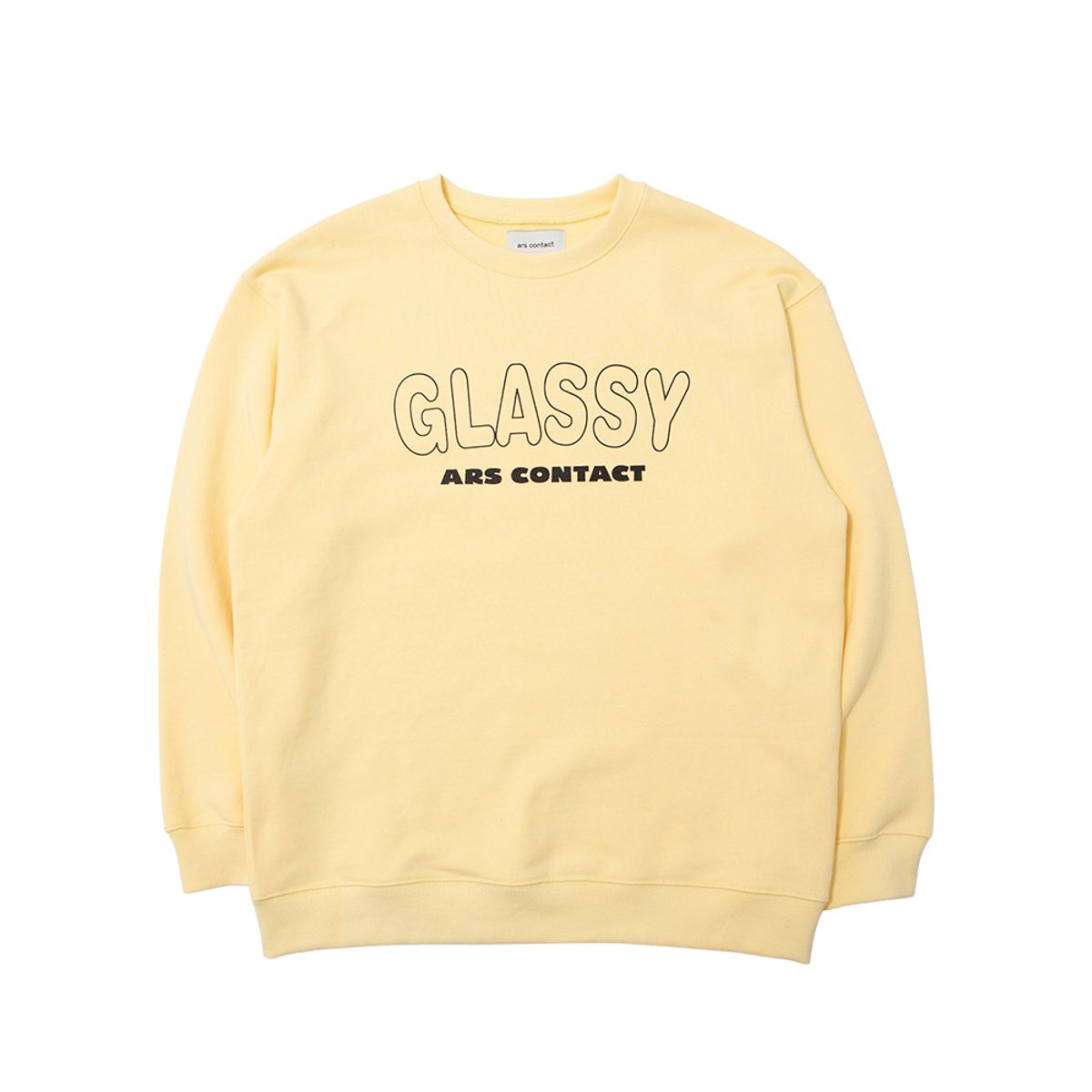 아르스 콘택트(ARSCONTACT) AC 6233 SWEAT SHIRTS  H.YELLOW