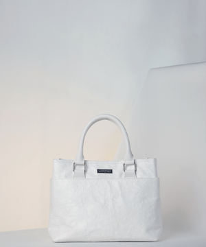 비건 클래식 미니 토트백 화이트