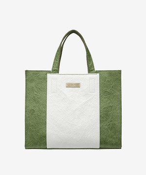 왈라루 미니 마카롱 숄더 토트백 그린