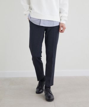 저지 스판 슬랙스 4단계 기장 팬츠_ZA4PT071_NV