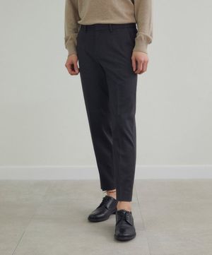 저지 스판 슬랙스 4단계 기장 팬츠_ZA4PT071_CH