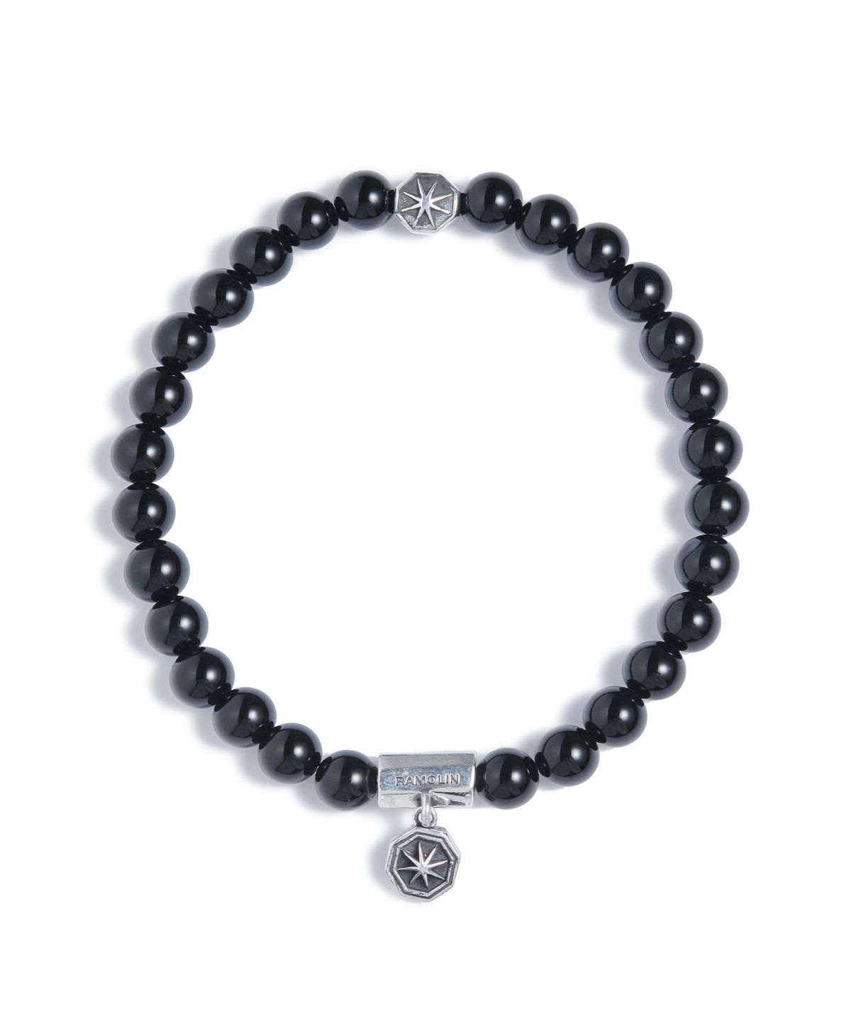 라모랭(RAMOLIN) India Gemstone Silver Bracelet India Black