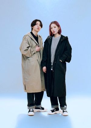 ACOMMA 피시테일 후디 야상 (블랙)