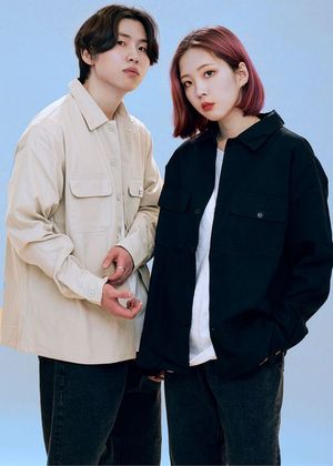 C로고 라벨 코튼 포켓 셔츠 자켓 (블랙)