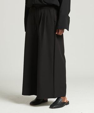 와이드 스커트 팬츠 블랙