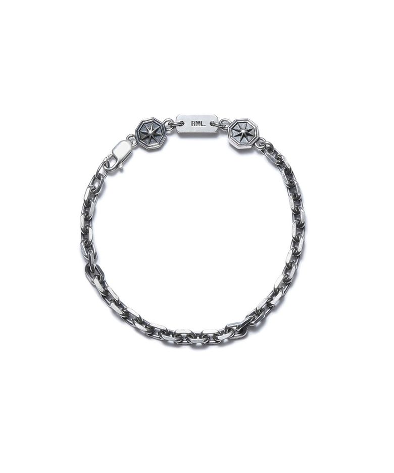 Twins Silver Chain Bracelet